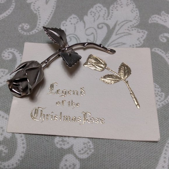 Giovanni Jewelry - 🌲"Legend of the Christmas Rose" Pin